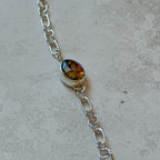 Moss Agate & Carnelian Bracelet