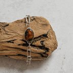 Moss Agate & Carnelian Bracelet