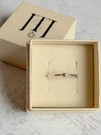 Salt & Pepper Diamond Ring - Made to Order